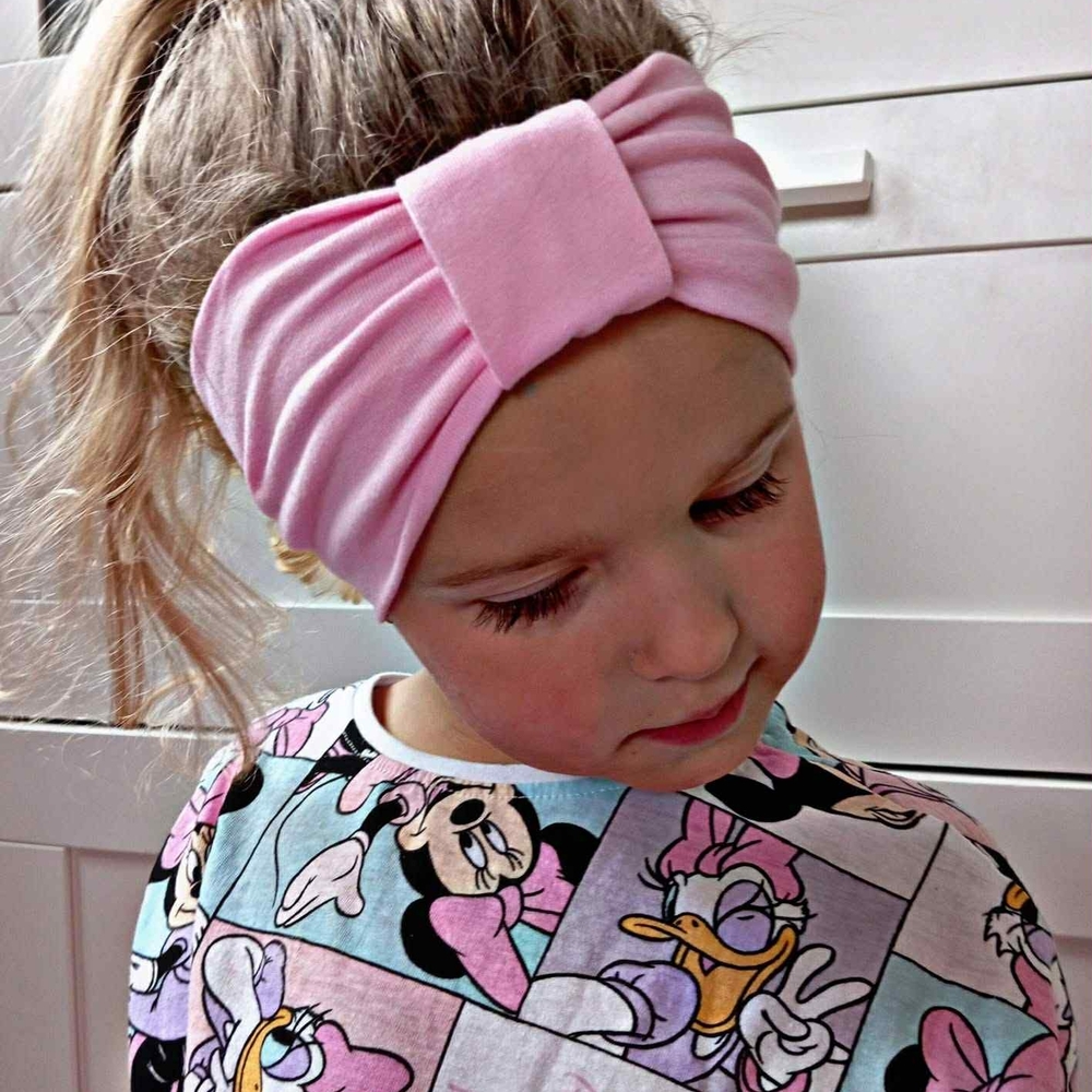 Handmade Chic Pink Headband for Kids